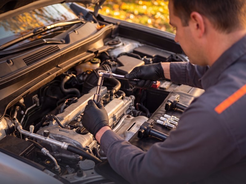 Tune-up & misfire being carried out by an RM3 Automotive technician